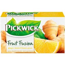 Чай фруктово-трав'яний Pickwick імбир-лемонграс 30 г (20 шт. х 1.5 г) (907484)