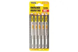 Набір полотен пилок для лобзика дерево Mastertool T301DL 132 мм x 6T (в упаковці 5 шт.) - мініатюра 2