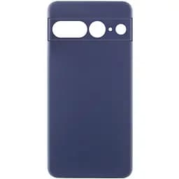 Чохол Lakshmi Silicone Cover Full Camera (AAA) для Google Pixel 7 Pro Темно-синій / Midnight blue