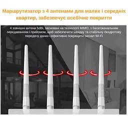 Маршрутизатор Pix-Link X300S3 300Мбіт/с 2.4ГГц Білий (CNSWSW020403W 5511)   - мініатюра 5