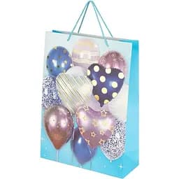 Пакет подарунковий 698L Блакитний