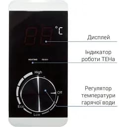 Водонагрівач електричний Thermo Alliance вертикальний сухий ТЕН 2.0 кВт 100 л D100V20J3(D)K - мініатюра 2