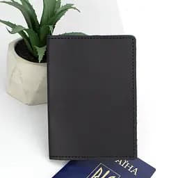 Подарунковий набір чоловічий  Handycover №41 (чорний) ремінь, портмоне, обкладинка, ключниця - мініатюра 5