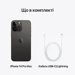 Смартфон iPhone 14 Pro Max 256GB Model A2894 Grade B Seller Refurbished Space Black - мініатюра 9