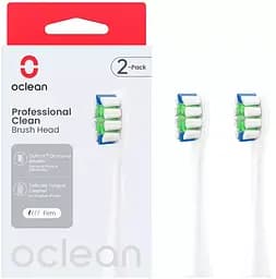 Насадки для зубної щітки Oclean Professional Clean Brush Head for On SE Air X F1 2шт P1C1 W02 White - мініатюра 2