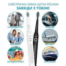 Набір зубних щіток Pecham Black and White Travel Set PC-084 (0290119010100) - мініатюра 6