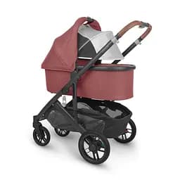 Прогулянкова коляска Uppababy Cruz V2 - Lucy + люлька Uppababy Carrycot Lucy Rosewood Melange Carbon Frame - мініатюра 18