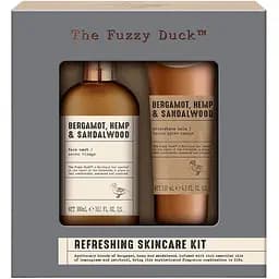 Набір Baylis & Harding The Fuzzy Duck Hemp, Bergamot & Sandalwood: Гель для вмивання 300 мл + Бальзам після гоління 130 мл