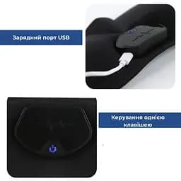Маска Supretto для сну від хропіння з легкими вібраціями чорна (90560001) - мініатюра 3