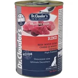 Влажный корм для собак Dr.Clauder’s Selected Meat Beef Говядина 400 г