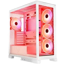 Корпус Modecom VOLCANO SPACE APEX ARGB 4x140 мм fans MIDI USB 3.0x2+TYPE-C WHITE без БЖ ATX (AT-SPACE-PG-20-000000-000) - мініатюра 6