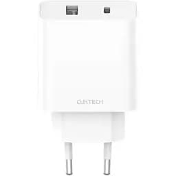 Зарядний пристрій 2 порти Xiaomi CUKTECH A19 30 W Charger (Type-A + Type-C) біле