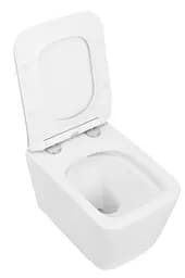 Унітаз підвісний Volle Libra Rimles 13-41-160 з кришкою Soft Close Slim, Білий - мініатюра 2