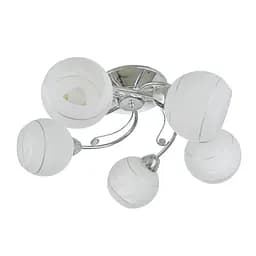 Люстра потолочная Brille в спальню E27 60W CH (LK-691C/5)