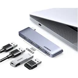 USB-хаб Ugreen CM263 USB-C to 4-Port USB 3.0 [60563] [91957] - мініатюра 2