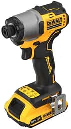 DeWALT Шурупокрут ударний аккумуляторний DeWalt XR Li-Ion PowerStack 18В 1х1.7А·рік 192Нм 3200об/хв 4200уд/хв кейс 0.88кг без ЗП - мініатюра 2