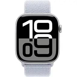 Смарт-годинник Apple Watch Series 10 GPS 46mm Silver Aluminum Case with Blue Cloud Sport Loop (MWWN3) [114981] - мініатюра 2