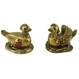 Статуетки Качки-мандаринки "Золоті крила успіху" 6х5х4 см