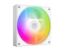 Вентилятор 120 мм, ID-Cooling AS-120-ARGB-W TRIO, White, 3 шт, 120x120x25 мм, ARGB підсвітка, 300-2000 об/хв, 13.8~27.2dB(A), 4-pin (PWM) / 3-pin (ARGB) - мініатюра 2