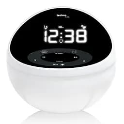 Годинник настільний з радіо Technoline WT500 Black/White (WT500), Білий - мініатюра 4