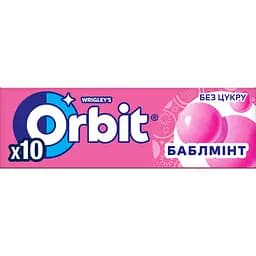 Гумка жувальна Orbit Bubblemint, 14 г (609133) - мініатюра 2