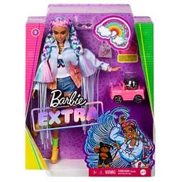 Лялька Barbie Екстра з веселковими косичками (GRN29) - мініатюра 6