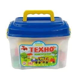 Конструктор ТехноК Техно в чемодане 107 деталей