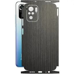 Захисна плівка StatusSKIN для Xiaomi Redmi Note 10s 2021 Корпус Вініл Дерево сріблясто-чорне