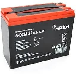 Акумуляторна батарея AGM Merlion 6-DZM-32 12 V 32 Ah M5 тягова