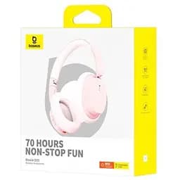Бездротові навушники Baseus Bowie D05 OE A00024600413-Z1 baby pink - мініатюра 6