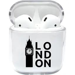 Прозорий силіконовий чохол Apple AirPods - Лондон (KAP1168)