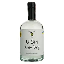 Джин Хані Баджер U.Gin Kyiv Dry 42% 0.5 л - мініатюра 2