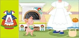 Одягни ляльку. Україночка Стефанія у бабусі С615011У - мініатюра 3