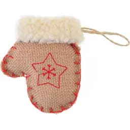 Підвіска ялинкова Yes! Fun Рукавичка з зірочкою 9х8 см бежева (973475)