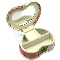 Шкатулка для прикрас з дзеркальцем седечко 13х10.5х6 см (129-29)