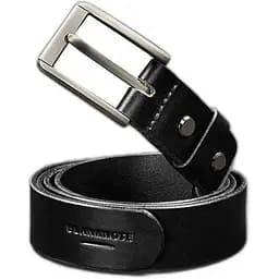 Мужской кожаный узкий ремень BlankNot 30 мм Черный