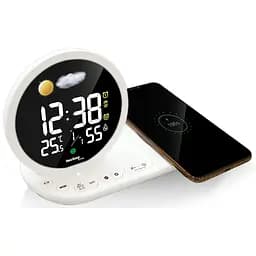 Годинник настільний Technoline WT427 Wireless Mobile Charging White (WT427), Білий