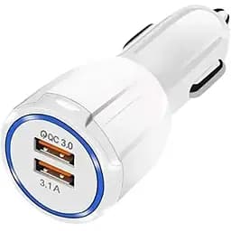 Зарядний пристрій Xiamen 2USB PD18W QC 3.0 White (050556)
