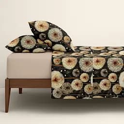 Комплект постільної білизни Cosas Wish flower CS6 Двоспальний бежевий (WishFlower_El160x30-12Magnolia_180) - мініатюра 2