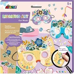 Набір для творчості Avenir Маска зі стразами Котики (CH201767)
