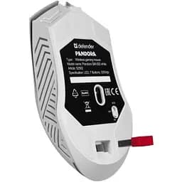 Комп'ютерна мишка Defender Pandora GM-502 LED Wireless White (52502) - мініатюра 5