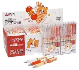 Ручка дитяча пиши-стирай Aodemei Cat, 0.5 мм, синя, 12 шт.