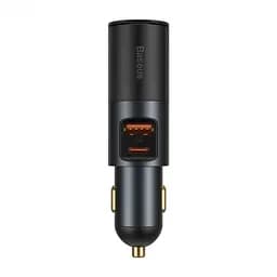 Автомобільний зарядний пристрій Baseus Share Together with Cigarette Lighter Expansion Port U+C 120W CCBT-C0G