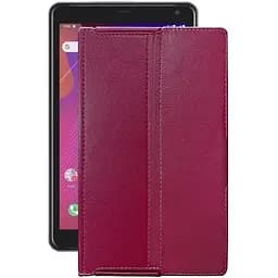 Чохол StatusCASE з екошкіри для планшету Prestigio Q Pro Бордовий