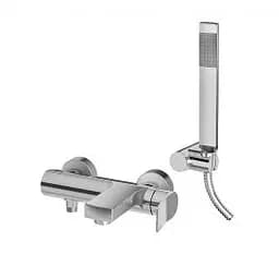 Смеситель для ванны Paffoni Tilt с регулируемым душевым гарнитуром chrome TI023CR, Хром