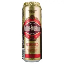 Пиво Volfas Engelman Bohemijos Dark темне, 4.2%, з/б, 0.568 л