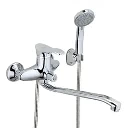 F22021 Змішувач для ванни довгий гусак Ø40 Frap 1/10 Хром