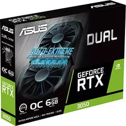 Відеокарта ASUS GeForce RTX3050 6Gb DUAL OC (DUAL-RTX3050-O6G) - мініатюра 9