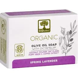 Мыло для тела и лица BIOselect Organic Olive Oil Soap Spring Lavender 80 г