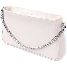 Сумка багет Shvigel с цепочкой и съемным ремешком из натуральной кожи 26.5х15х5.5 см sum0027032